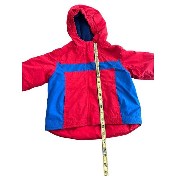L.L. Bean Kid's Red Lightweight Long Sleeves Zip Up Shell Jacket Size 2T - Picture 2 of 7